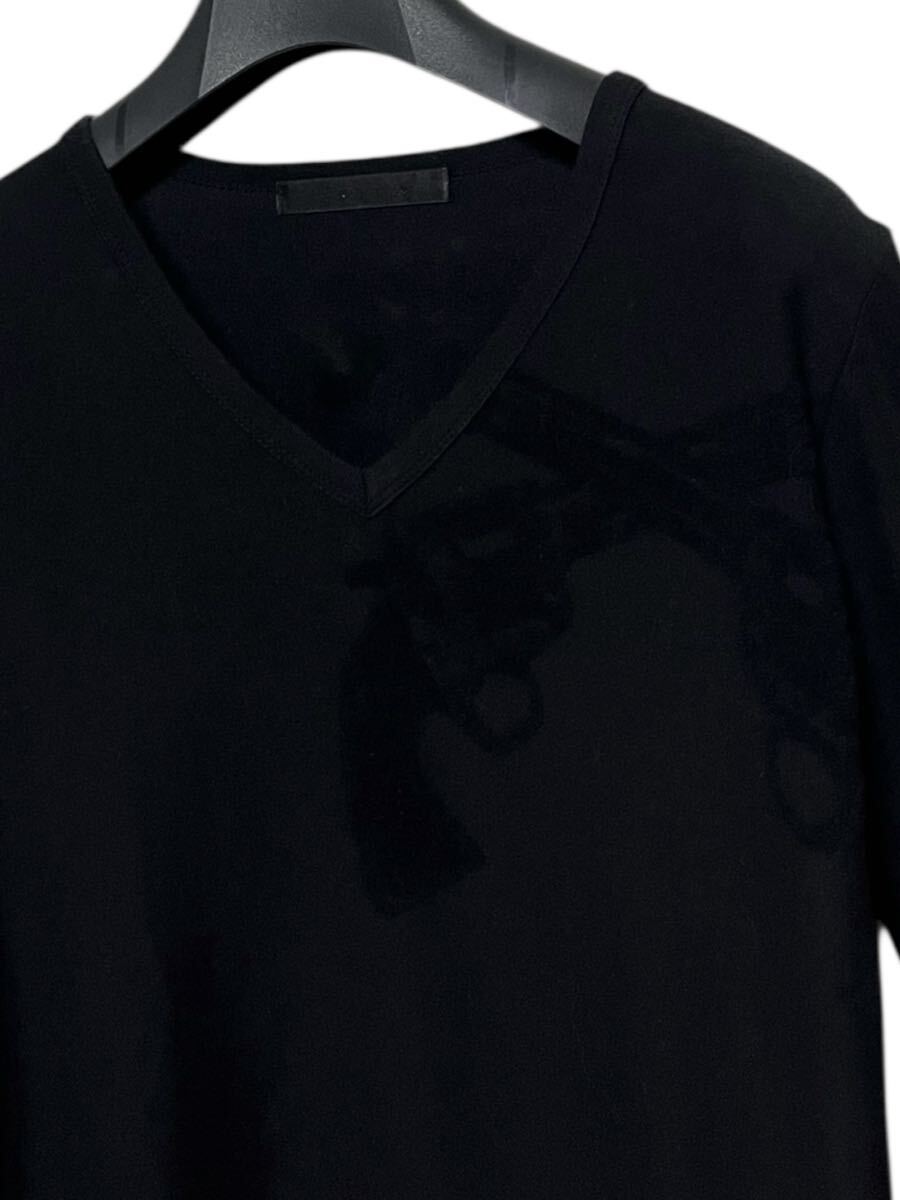 匿名発送　roar パイルロゴVネックカットソー ブラック　サイズ1_画像2