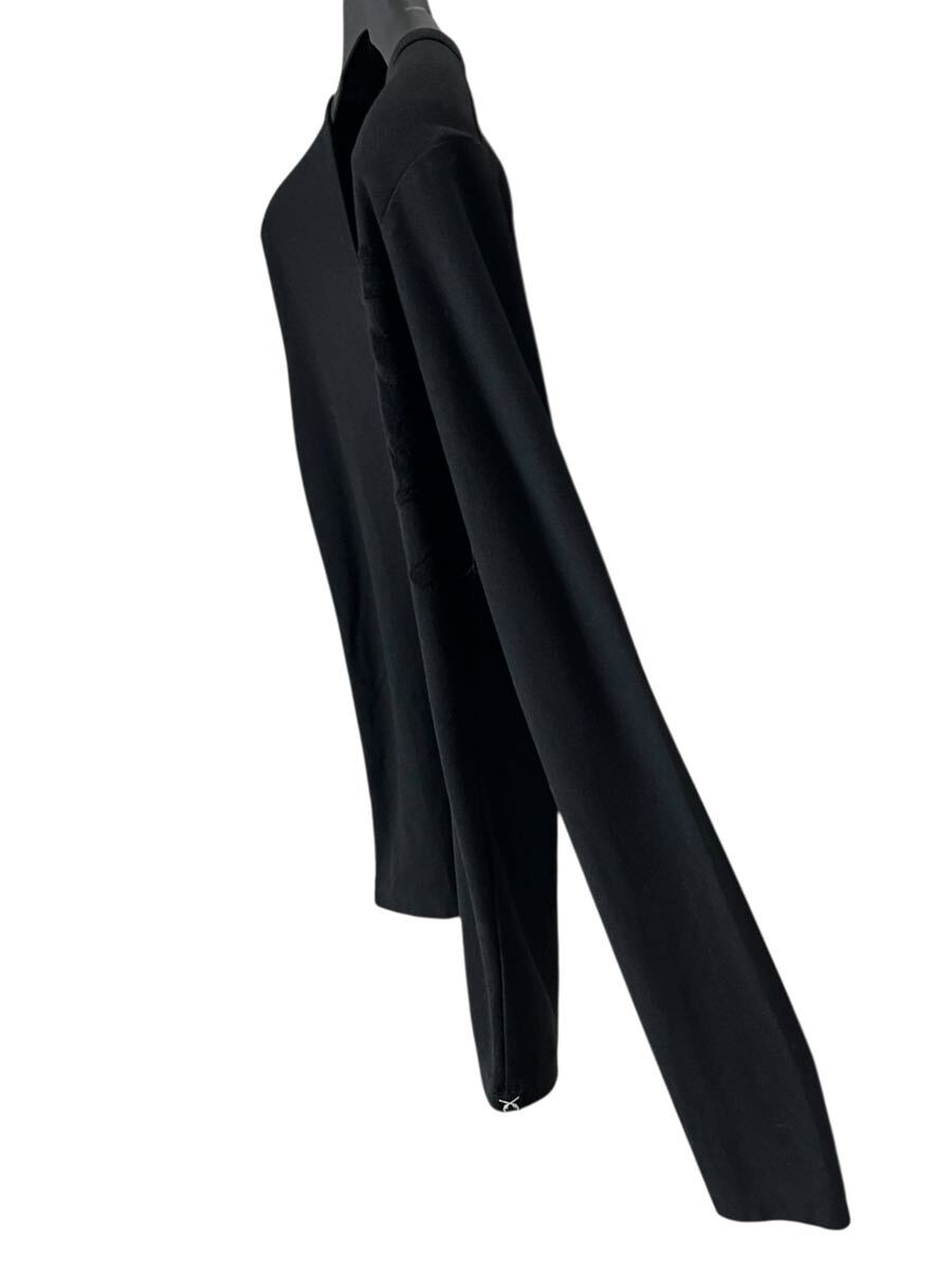 匿名発送　roar パイルロゴVネックカットソー ブラック　サイズ1_画像3