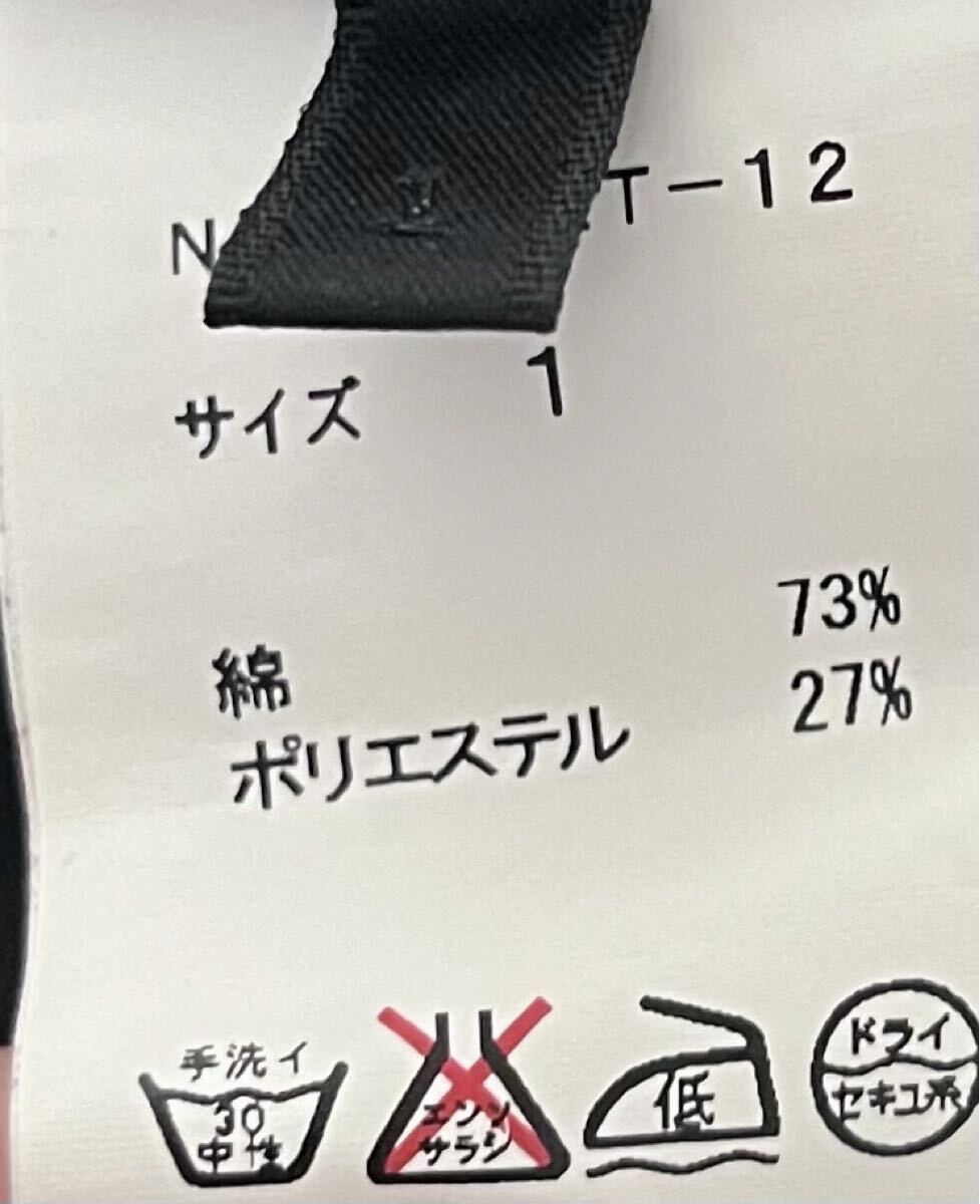 匿名発送　roar パイルロゴVネックカットソー ブラック　サイズ1_画像9