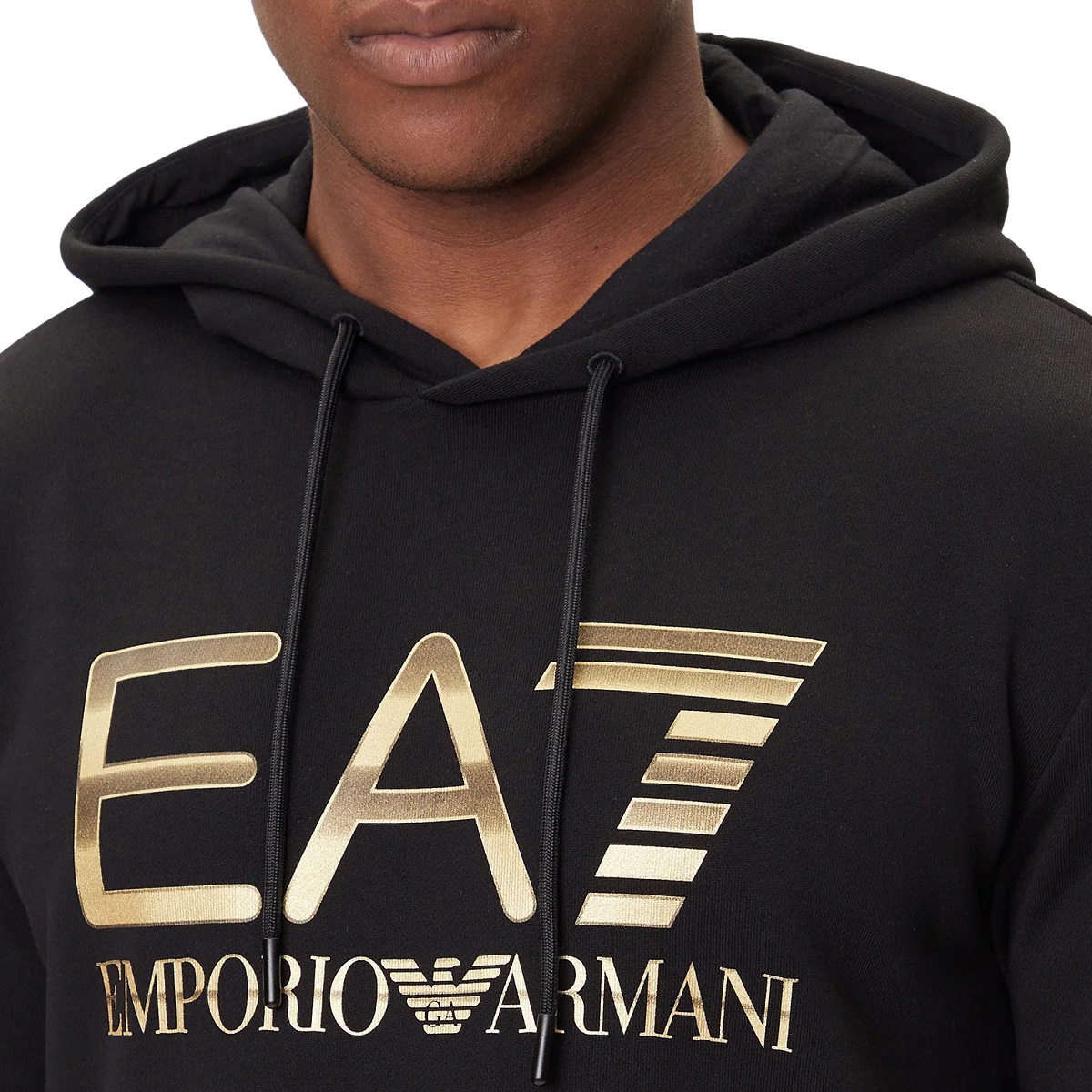 送料無料 8 EMPORIO ARMANI EA7 エンポリオアルマーニ イーエーセブン 7M001190 AF17787 UC001 ブラック パーカー フーディ size M_画像3