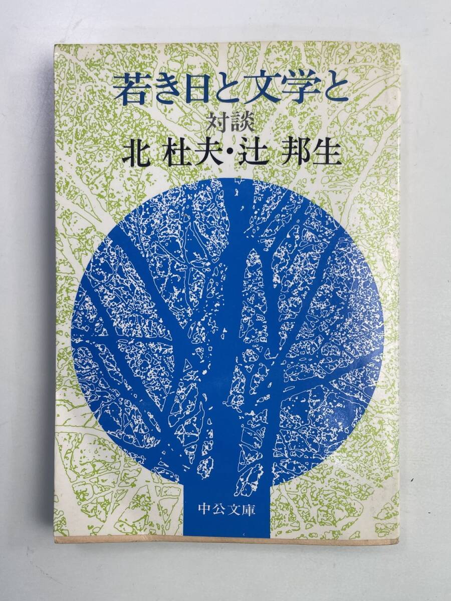 辻邦生・北杜夫若き日と文学と中公文庫　対談　昭和51年 1976年発行【K192989】251119_画像1