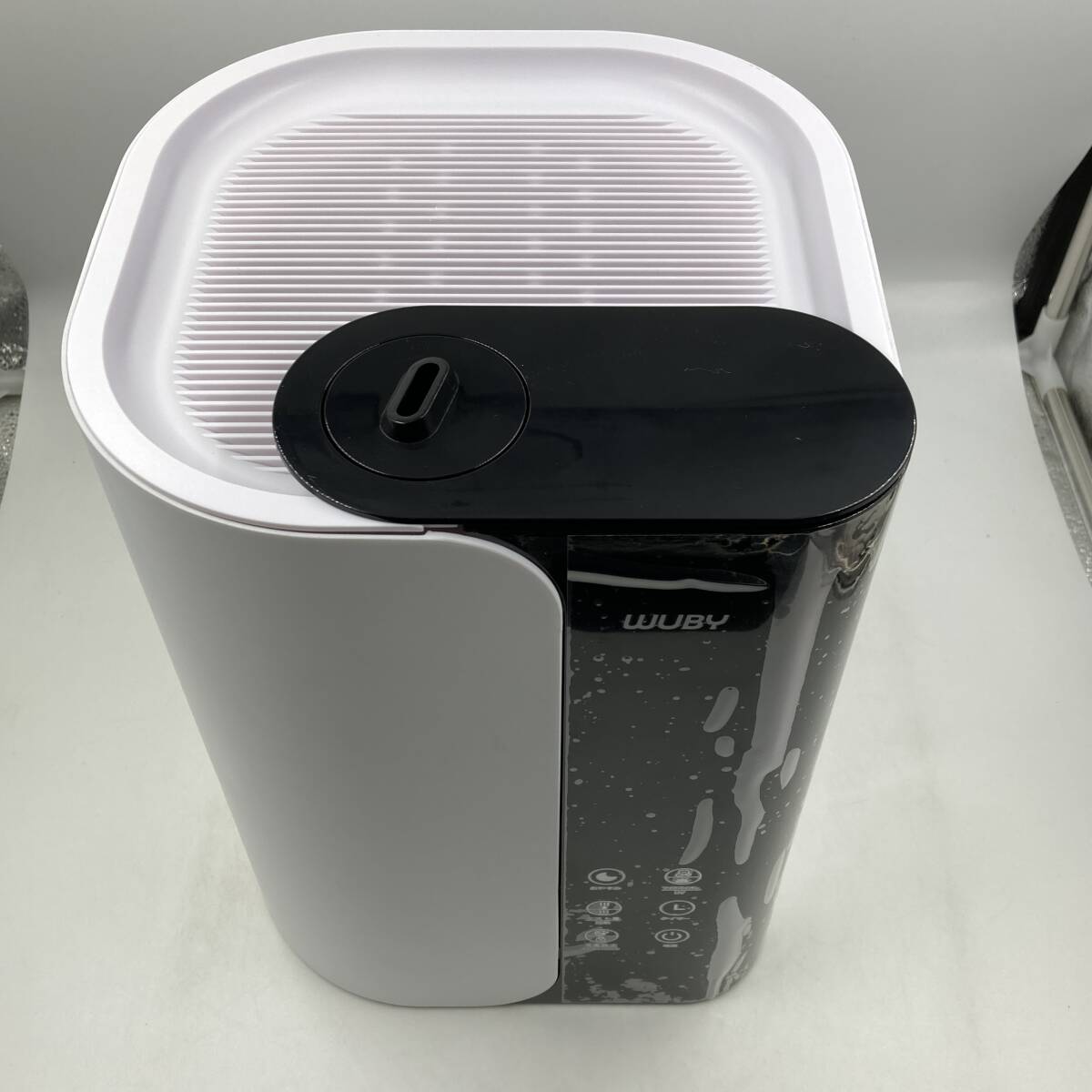 【通電確認済】加湿器 大容量 6L 超音波式 加湿器 卓上 ハイブリッド式 アロマ対応 上から注水/Y32046-03_画像2