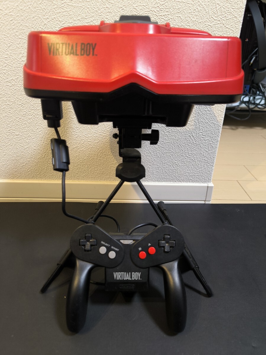 【本体+ソフト7本いずれも動作品】バーチャルボーイ 本体＋ソフト7本セット ワリオランド/マリオクラッシュ 他　_画像7