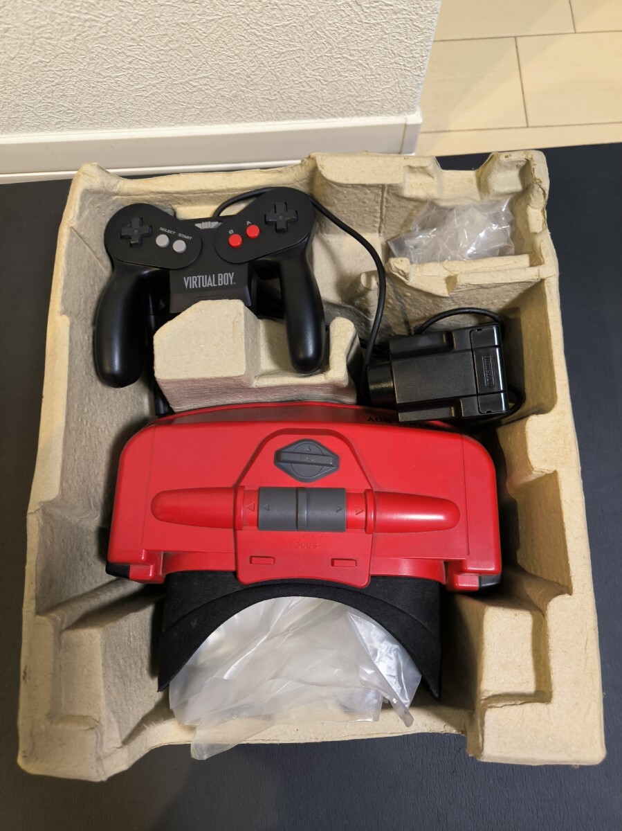 【本体+ソフト7本いずれも動作品】バーチャルボーイ 本体＋ソフト7本セット ワリオランド/マリオクラッシュ 他　_画像8