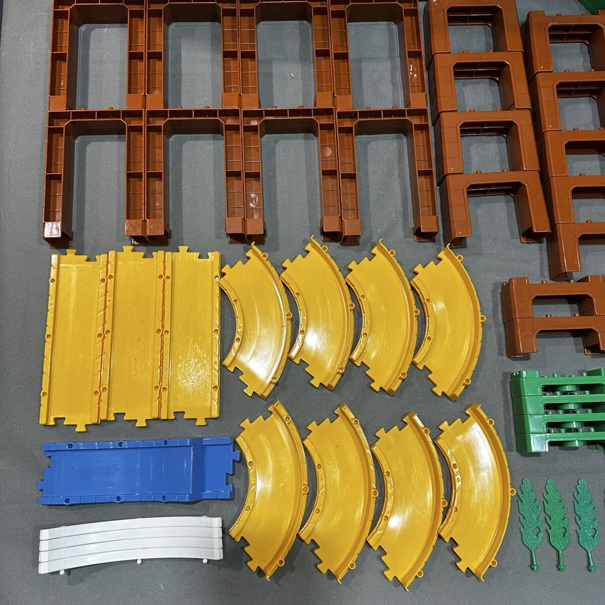 トミカシステム 3WAYオートやまみちどうろセット 説明書付 パーツ完品 動作確認済み タカラトミー トミカ プラロード 電動スロープ 120size_画像4