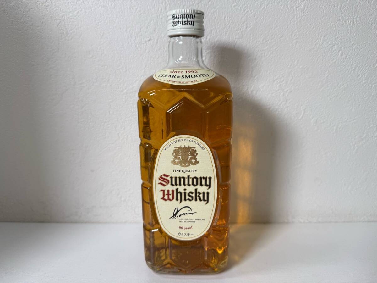 1円～【未開栓】SUNTORY サントリー 白角 クリア＆スムース ウイスキー 700ml 40%_画像1
