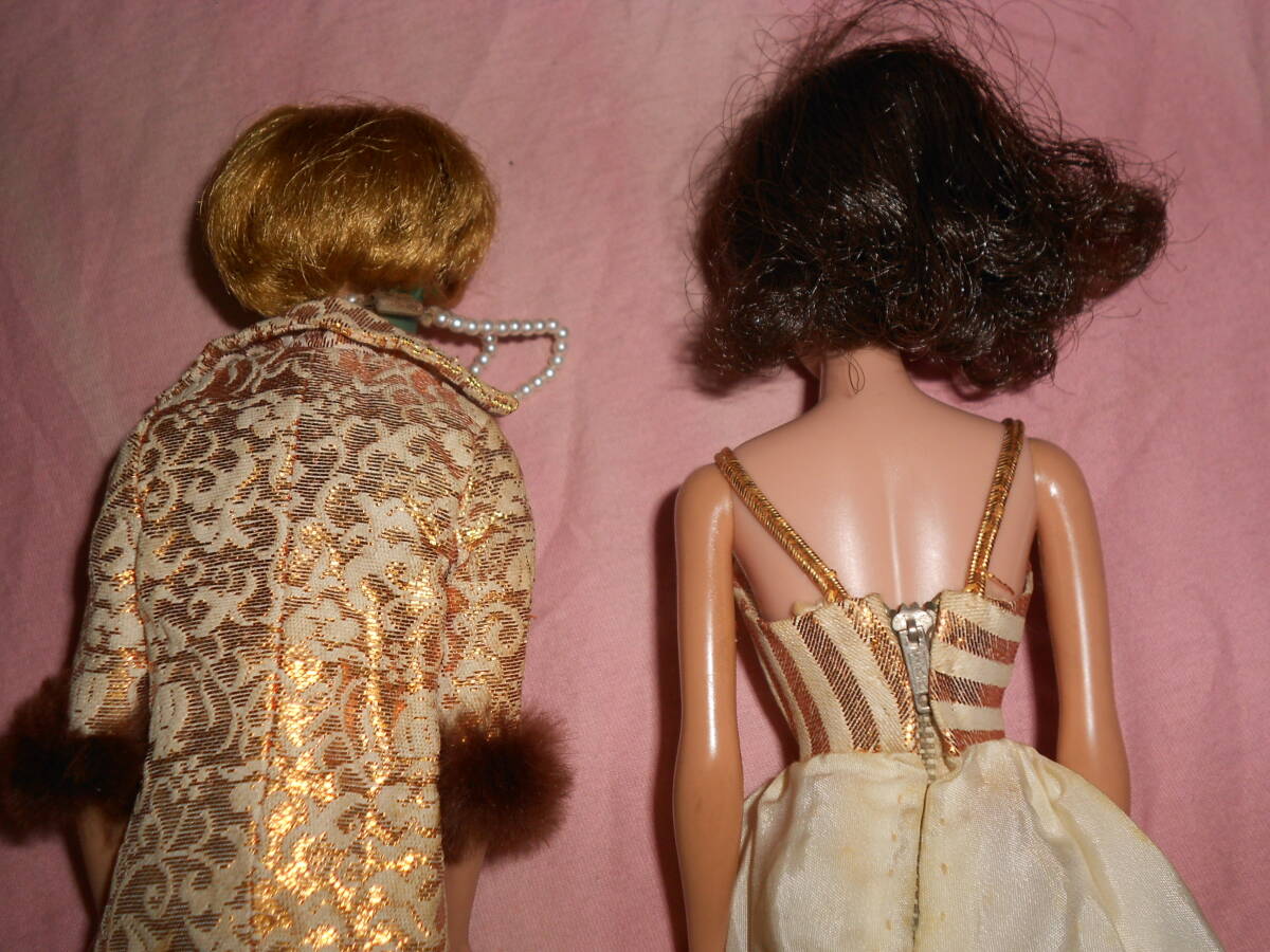 古い着せ替え人形２★バービー人形と小物・29ｃｍ　1958★_画像4