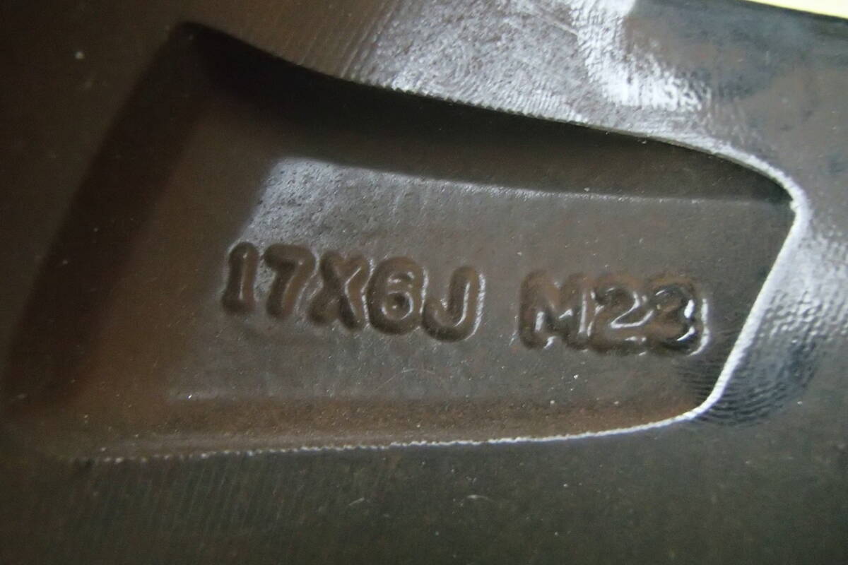 【良品】 A200A/A201A/A202A/A210 ライズ 純正 17インチ アルミ ホイール 1本のみ 42611-BW140 【25-1529】_画像10