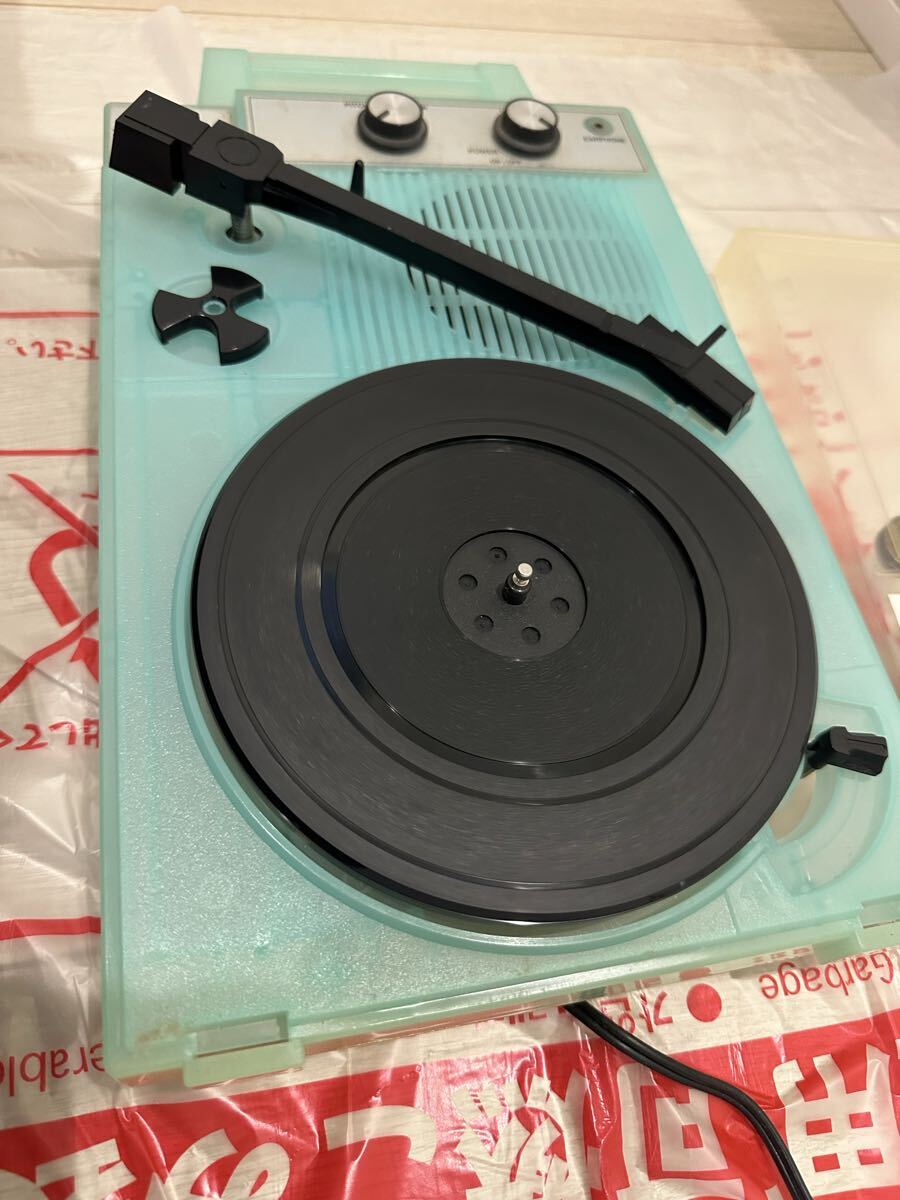 COLUMBIA コロンビア GP-3B ポータブル レコードプレーヤー ターンテーブル オーディオ機器_画像3
