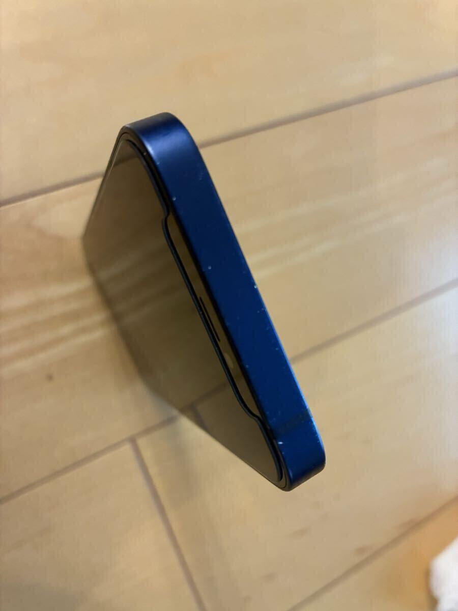 **1 иен ~! хорошая вещь включая доставку суждение 0 iPhone 12 mini 128GB голубой SIM свободный **