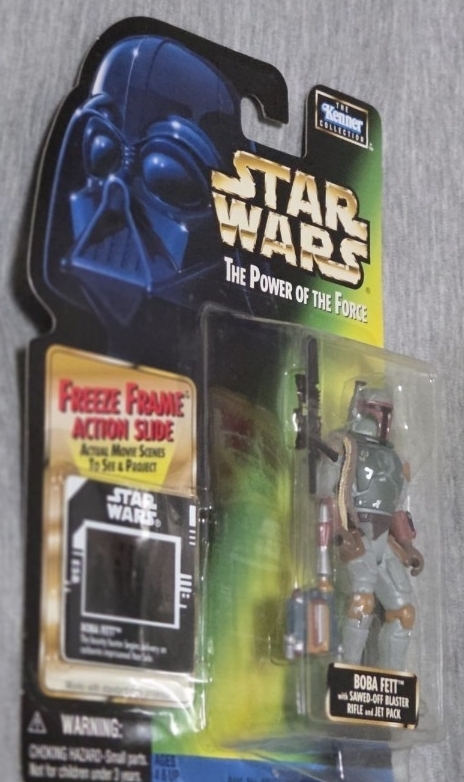  не продается нераспечатанный STAR WARS FREEZE FRAME ACTION SLIDE BOBA FETT Boba Fett Basic fi механизм свободный z плёнка action скользящий 