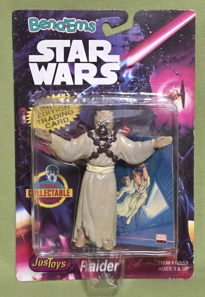 当時物 STAR WARS タスケンレダ－ TUSKEN RAIDER 1994年 JUST TOY S 製 リミテッド エディション カ－ド付き_画像2