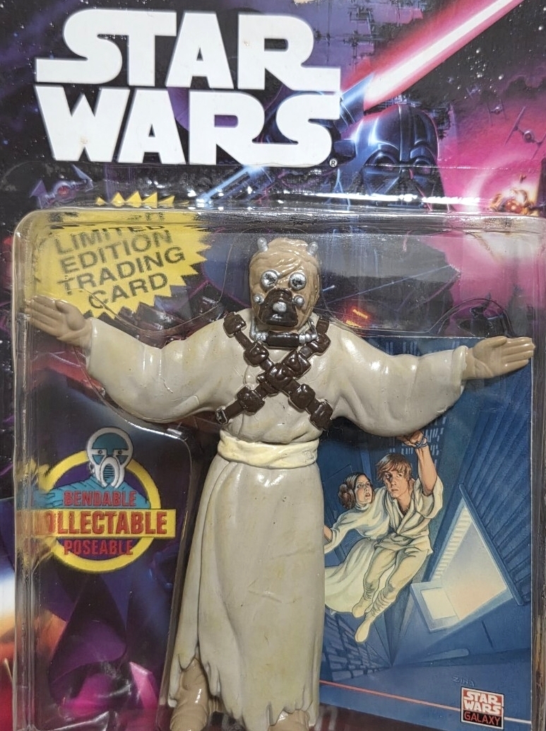 当時物 STAR WARS タスケンレダ－ TUSKEN RAIDER 1994年 JUST TOY S 製 リミテッド エディション カ－ド付き_画像1