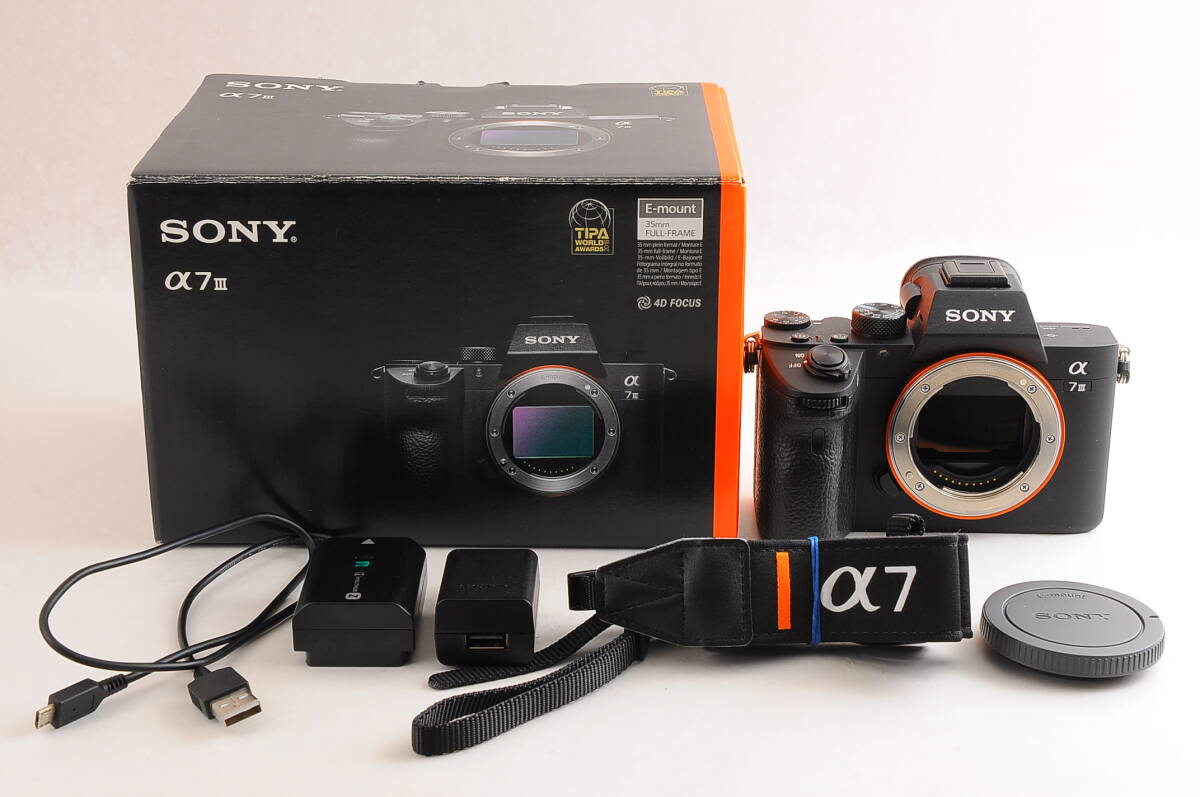  как новый shutter число 2000 раз Sony SONY α7 III ILCE-7M3 беззеркальный однообъективный камера корпус @4432