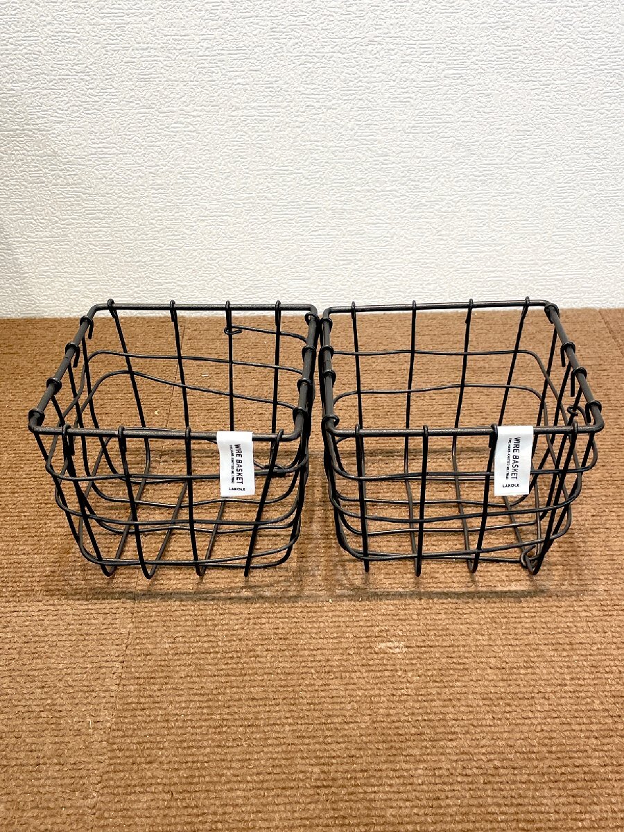 [ Fukuoka ] корзина ассортимент * тросик корзина * бардачок *LAKOLE др. * угол маленький :W120 H100 D120×2 шт * модель R выставленный товар *CR1208_Kh