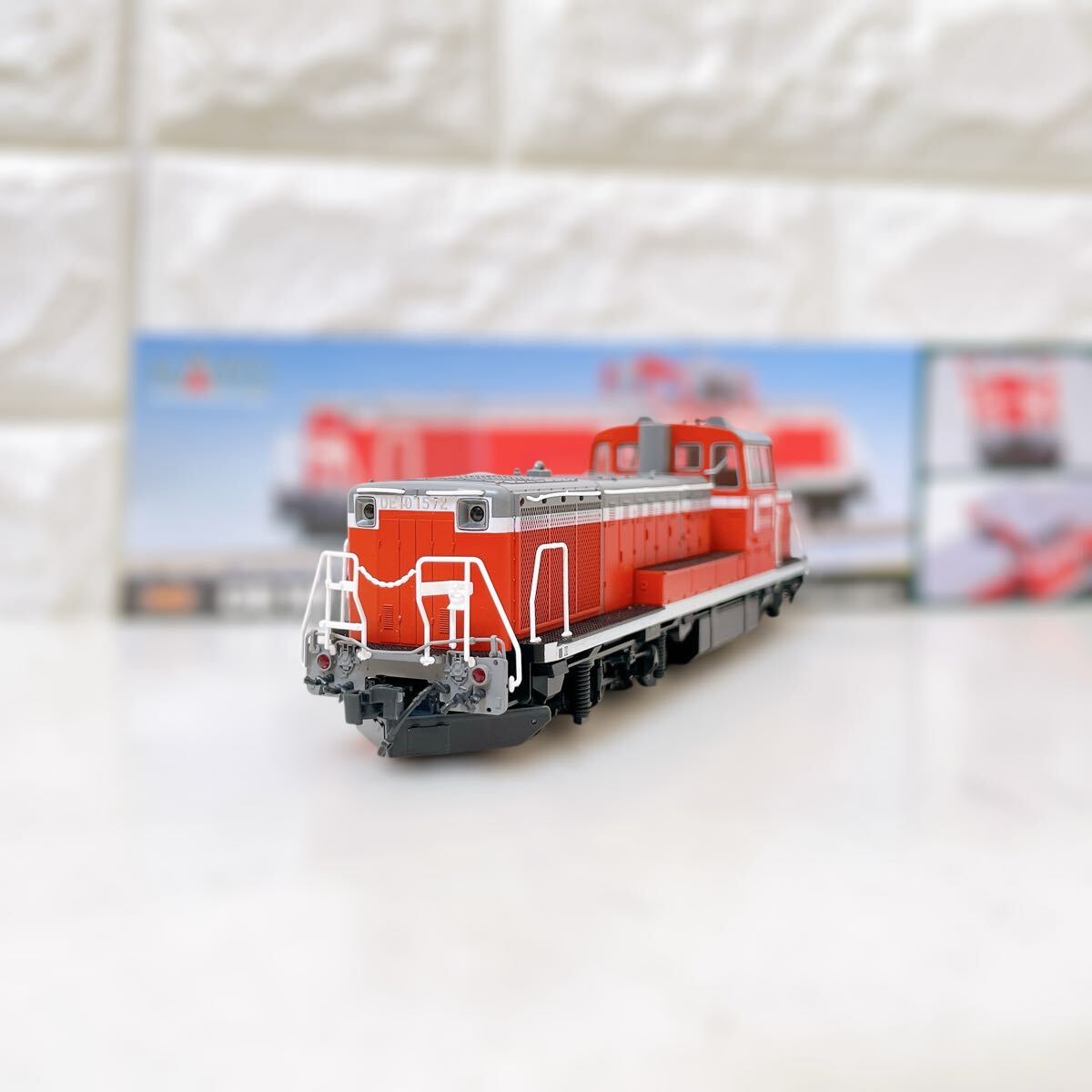 1円 KATO カトー HOゲージ 鉄道模型 1-703 DE10 模型 人気 ディーゼル機関車 最安値 オレンジ 貨車 先頭車 動力車 モーター車 M車_画像2