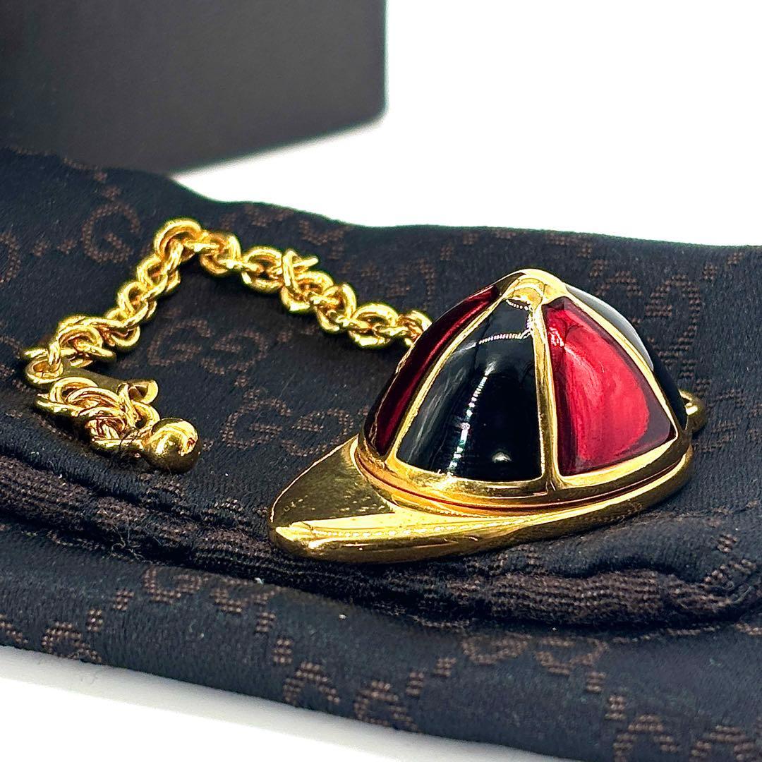  за границей USA модель GUCCI Gucci колпак узор очарование Gold брелок для ключа сумка очарование мелкие вещи 