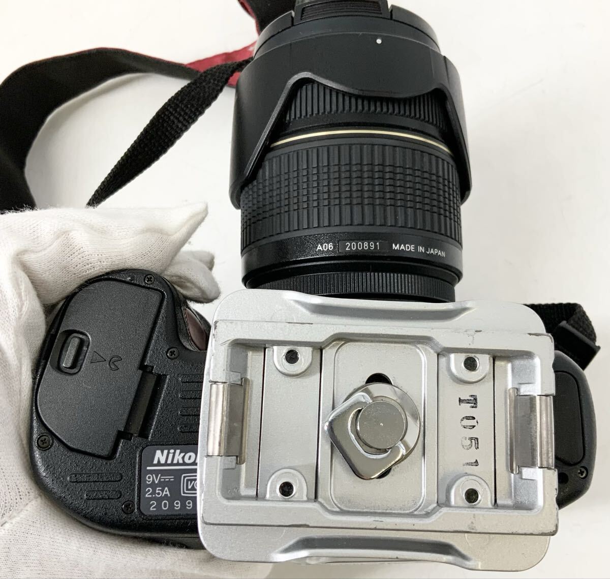 【15】デジタル一眼レフカメラ　ニコン　Nikon　D100　現状品　ブラック　6メガピクセル　610万画素　オートフォーカス　付属品多数　中古_画像4