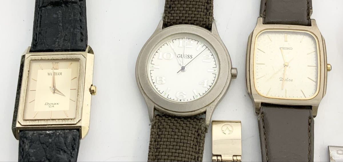 【6】【11】【17】ブランド腕時計23本まとめ出品　ジャンク品　現状品　SEIKO CITIZEN CASIO agnes b GUESS CYBEAT等　アナログ　クォーツ_画像2
