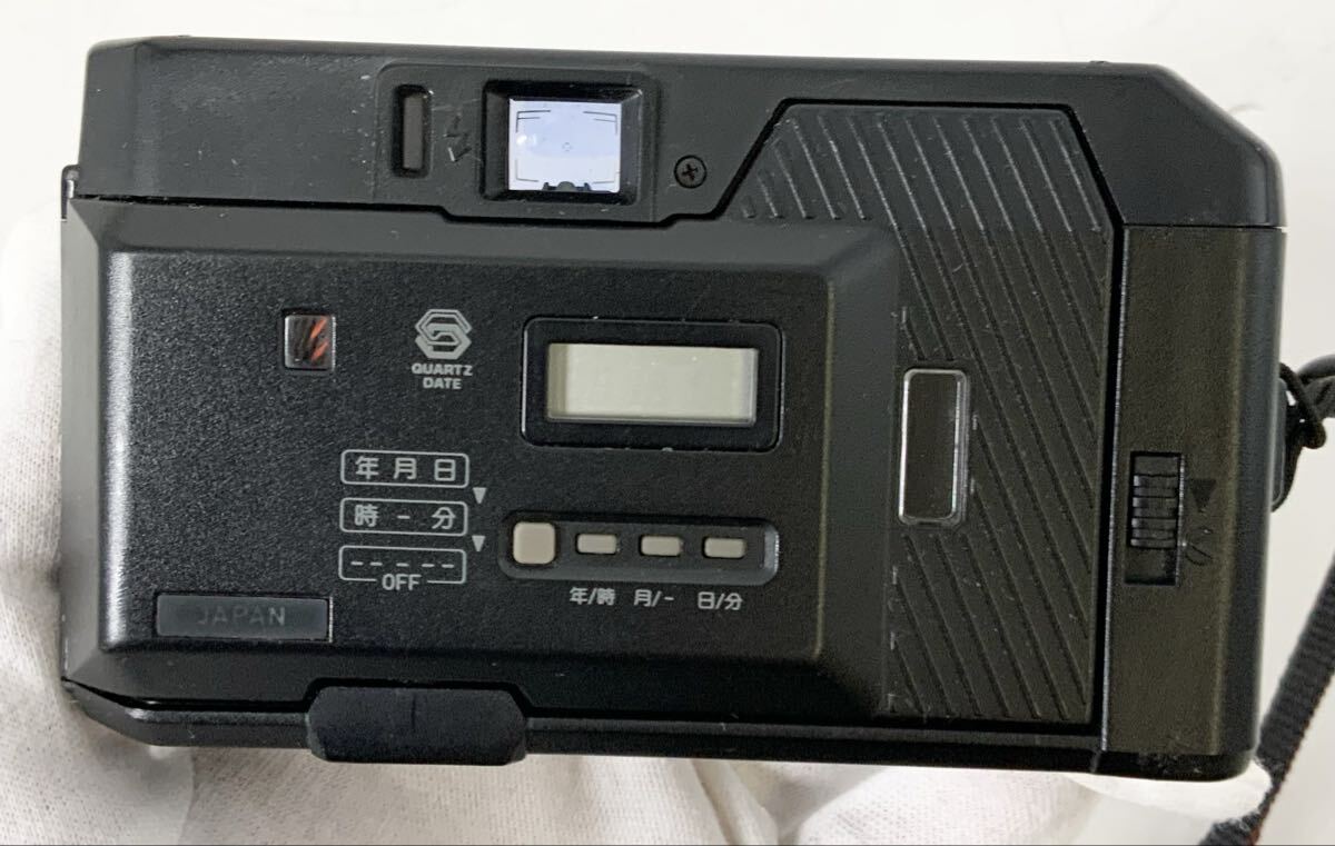 【15】コンパクトフィルムカメラ3点まとめ出品　ミノルタ　ペンタックス　ニコン　MAC-DUAL PC-333 L35AF　現状品　ブラック　AF　QD　中古_画像5