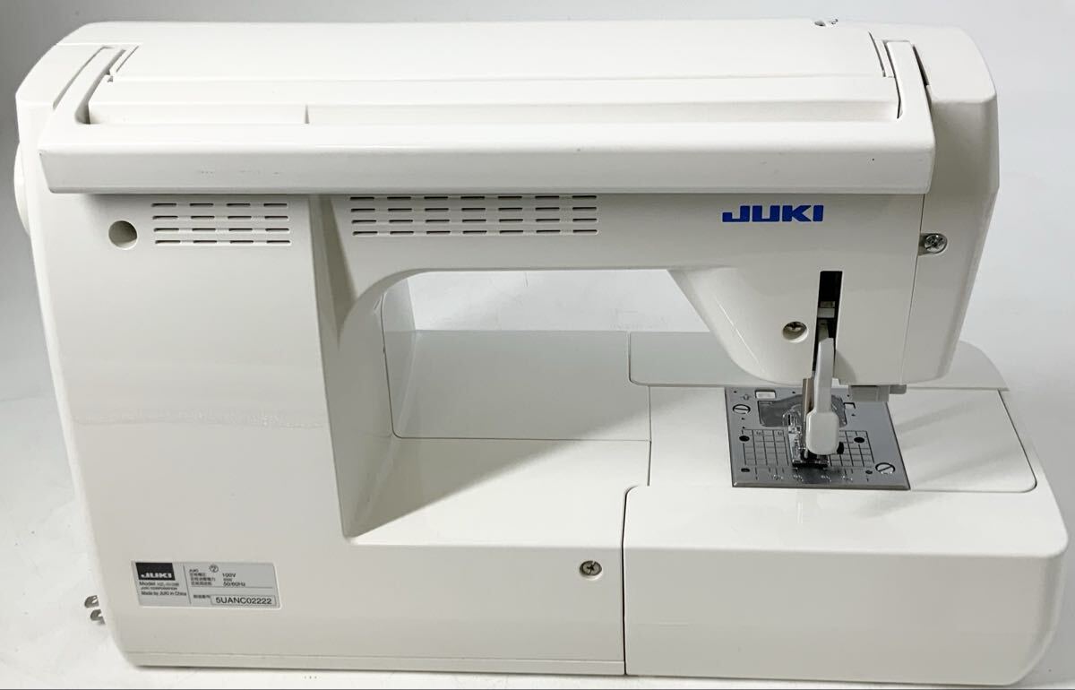 【12】ジャンク品 ミシン コンピューターミシン ジューキ JUKI GRACE 100B HZL-G100B ホワイト 裁縫 手工芸 ハンドクラフト 中古_画像2