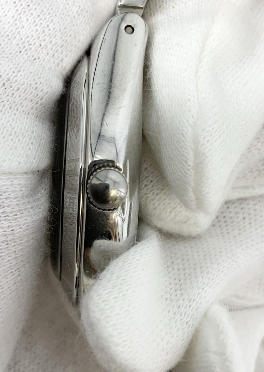 【11】時計　腕時計　スウォッチ Swatch IRONY PATENTED　現状品　シルバー　メンズ　アナログ　クォーツ　デイト　スイス製　メタル　中古_画像4