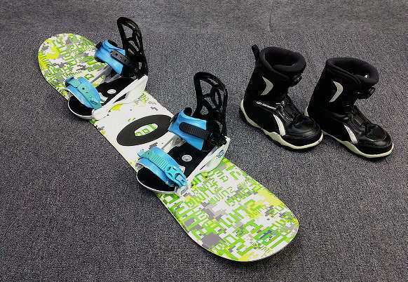 1981★ZUMA スノーボード 100cm★中古/3点セット/ビギナー/チューンナップ済み/オールラウンド/ボアブーツ_画像1
