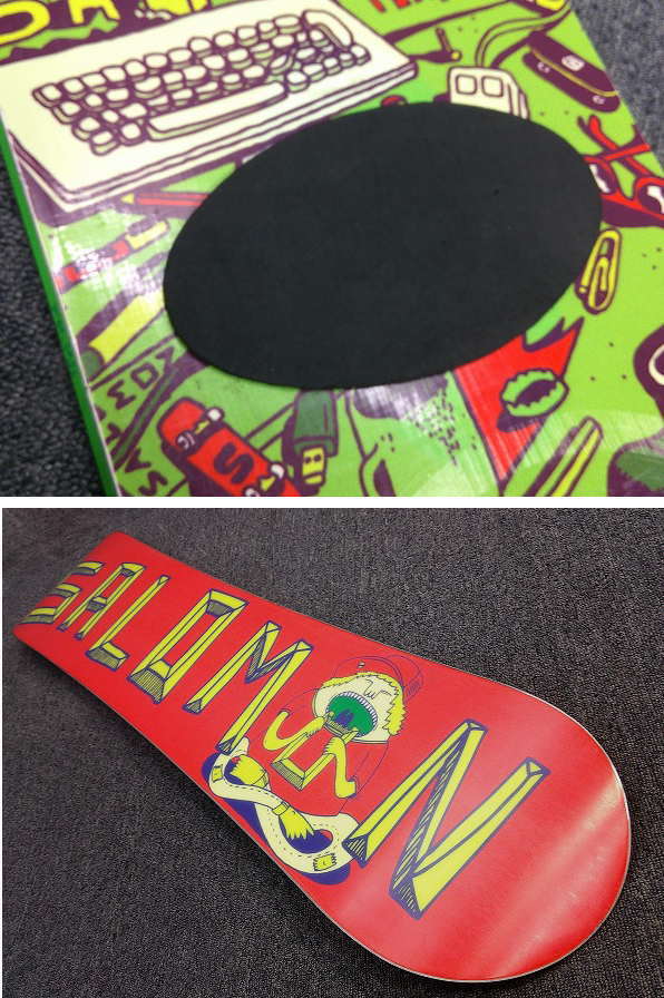 1943★サロモン Jrスノーボード 120cm★中古/3点セット/ビギナー/チューンナップ済み/オールラウンド_画像5