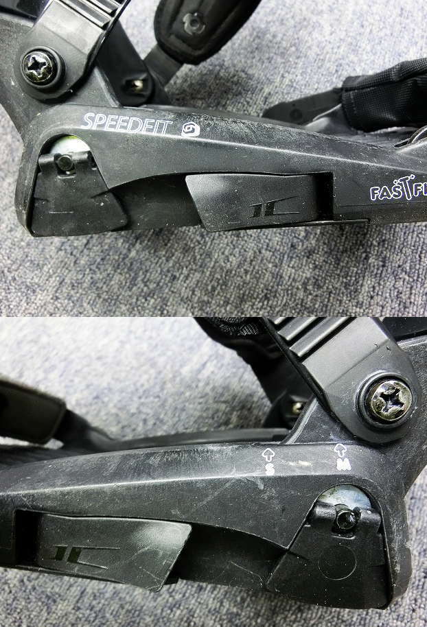 1724mxl★SALOMON SPEEDFIT M～XLサイズ対応★中古/サロモン/スノーボード/バインディング/ファストフィット/フリーサイズ/ブラック_画像4