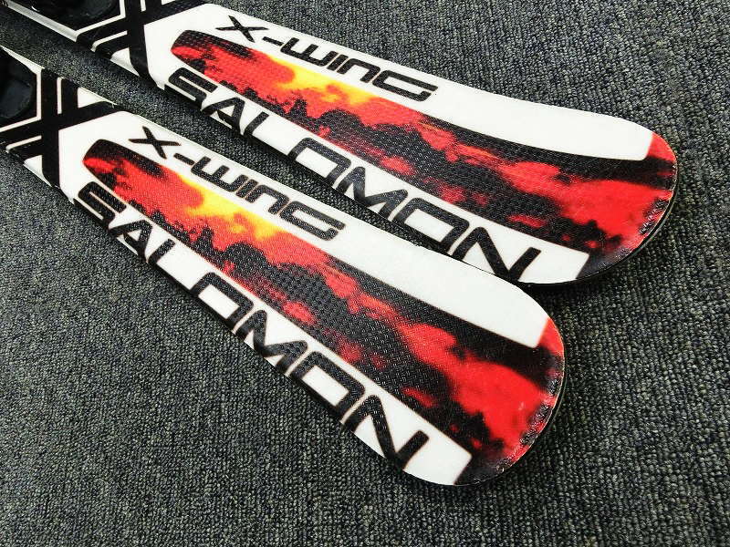 1435★サロモン X-WING 110cm★中古/子供スキー/チューンナップ済み/ビンディング設定(無料)/ブーツ・ストック追加可_画像2