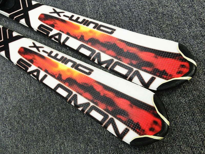 1380★サロモン X-WING 120cm★中古/子供スキー/チューンナップ済み/ビンディング設定(無料)/ブーツ・ストック追加可_画像2