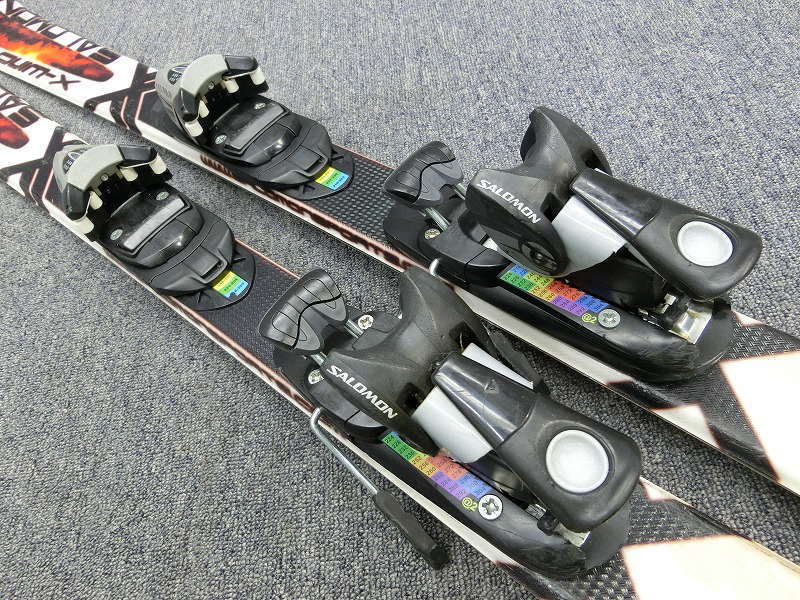 1380★サロモン X-WING 120cm★中古/子供スキー/チューンナップ済み/ビンディング設定(無料)/ブーツ・ストック追加可_画像5
