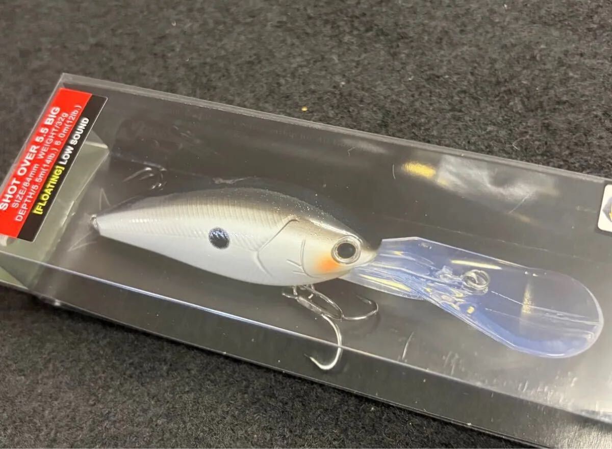 ノリーズ ショットオーバー 5.5 ビッグ ディケーターシャッド 新品未開封 NORIES 伊藤巧 田辺哲男_画像2