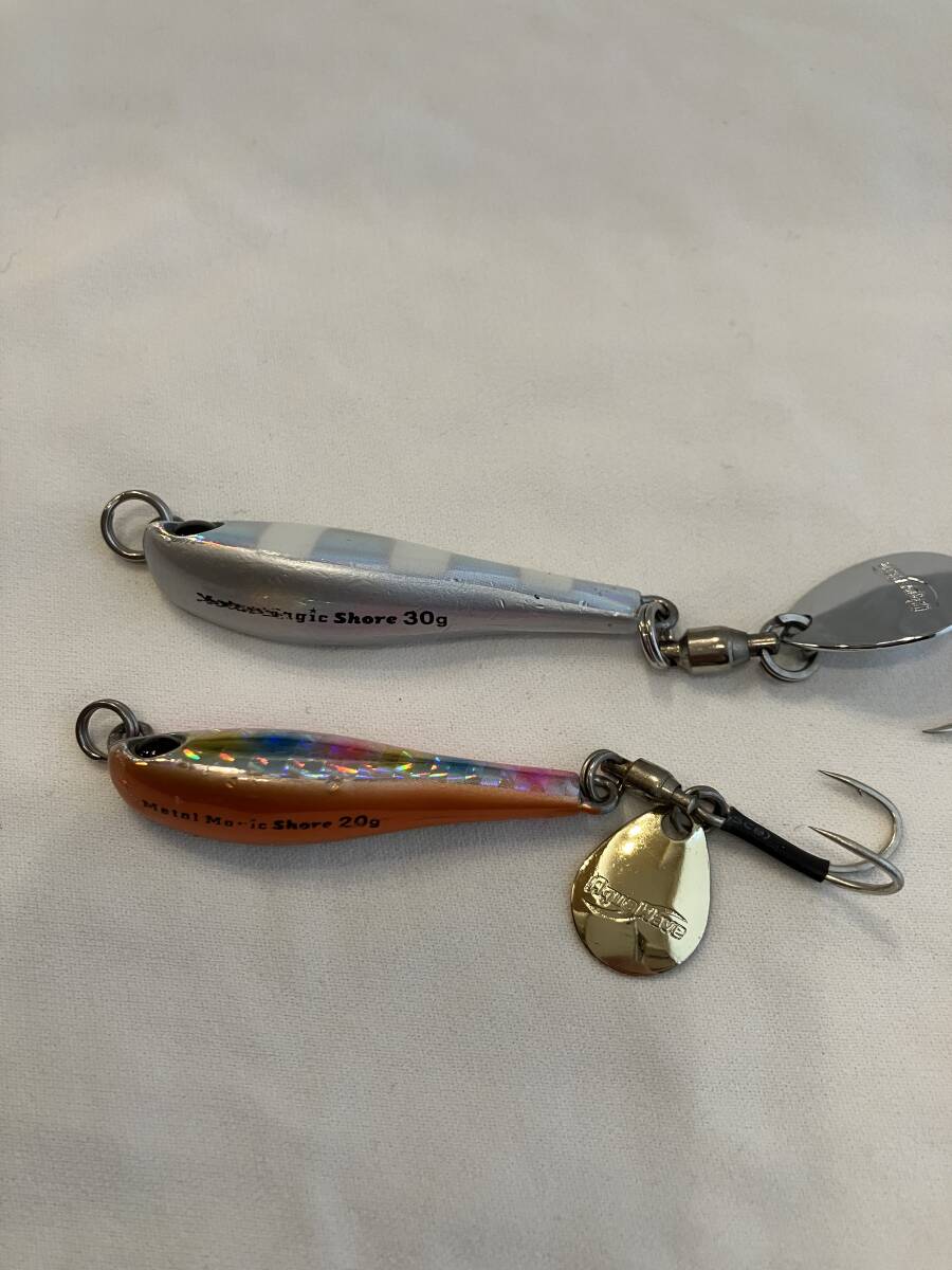 美品　メタルマジック　ショア　アクアウェーブ　コーモラン　20g 30g メタルジグ　ショアジギ_画像2