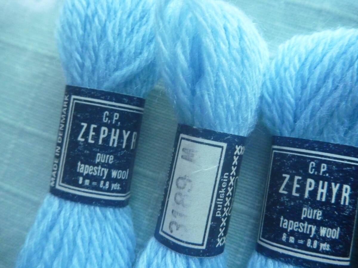 ■  ZEPHYR ゼファー ピュアウール刺繍糸 15本 刺繍用タペストリーウール デンマークの画像5