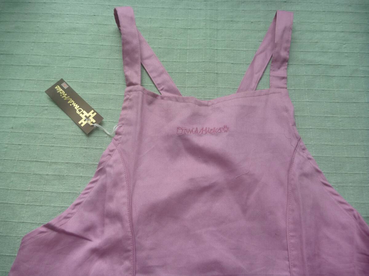 ■　David Hicks デービッドヒックス 　ピンクのエプロン　秋冬仕様_画像2