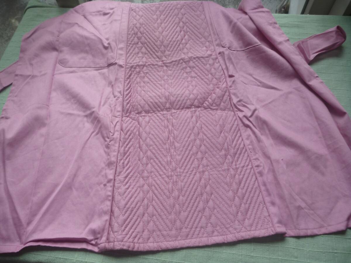 ■　David Hicks デービッドヒックス 　ピンクのエプロン　秋冬仕様_画像4