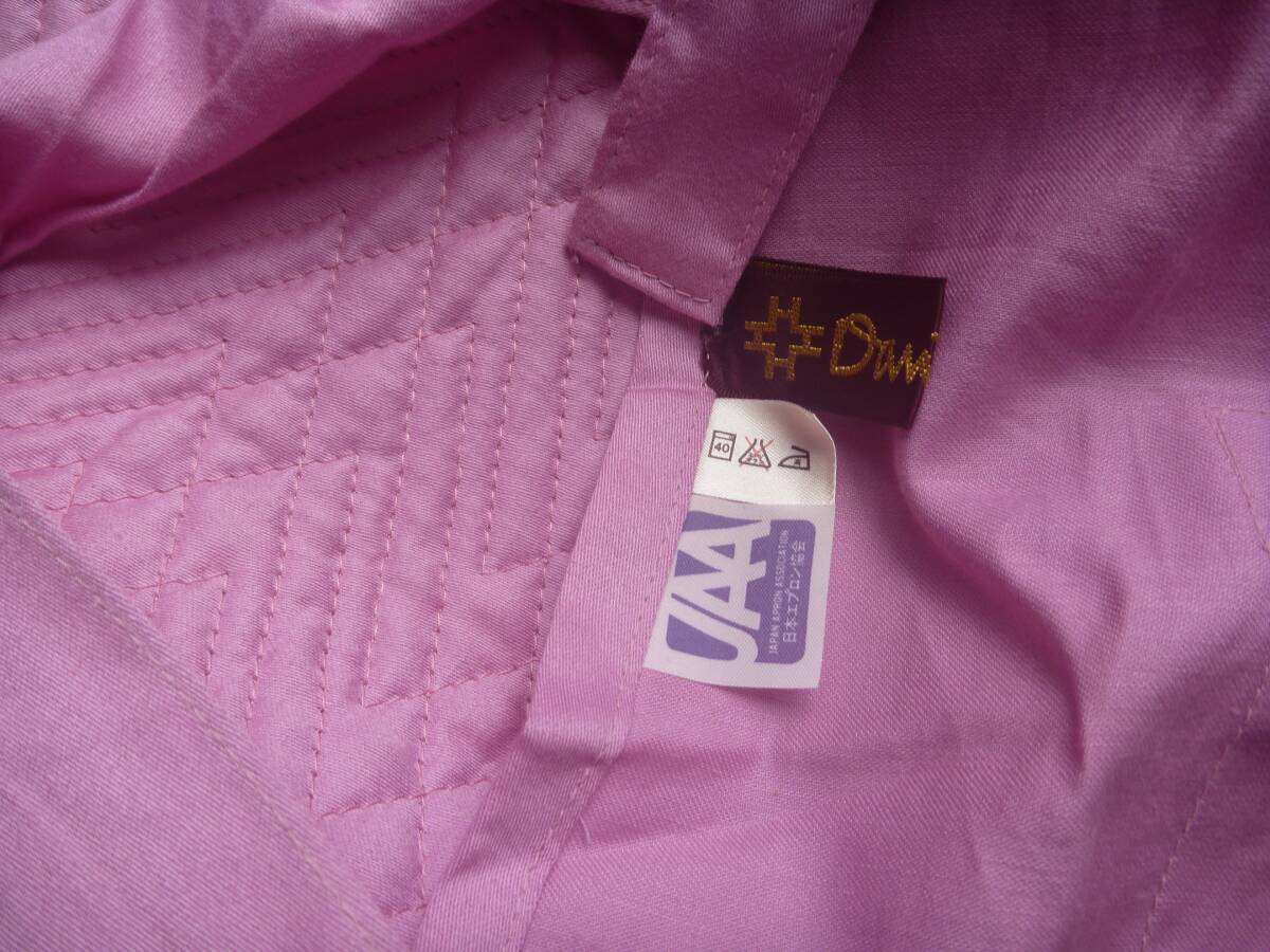 ■　David Hicks デービッドヒックス 　ピンクのエプロン　秋冬仕様_画像5