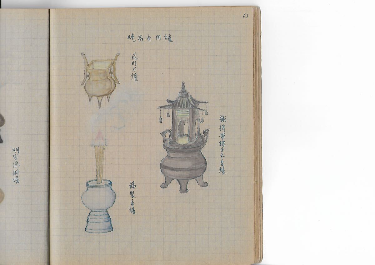 愛新覚羅溥儀のノート 絵葉書 中国_画像5