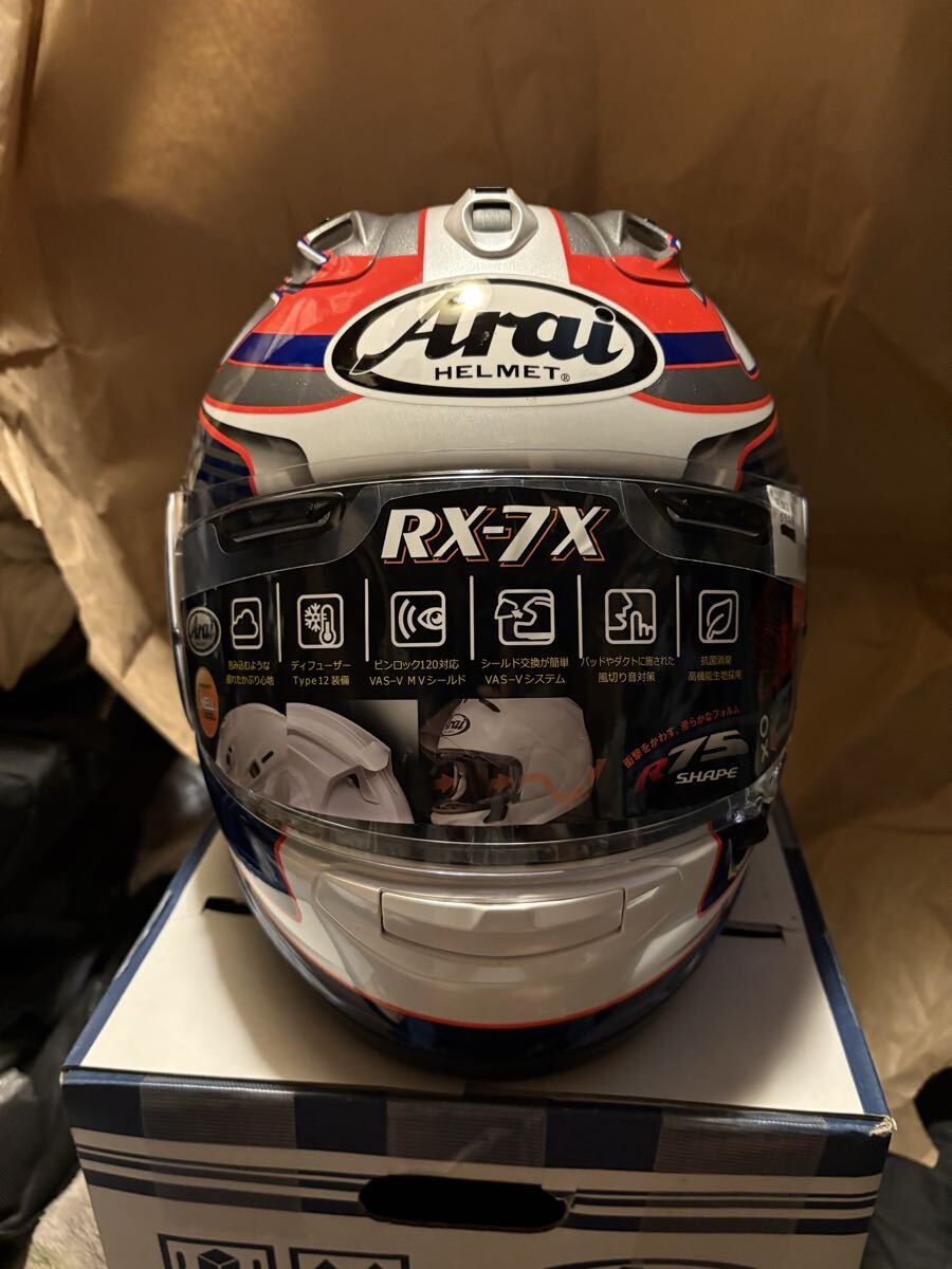 アライ RX-7X ペドロサ サイズ 61・62cm フルフェイスヘルメット バイク関連用品 Arai 現状品 チョイキズあり_画像1