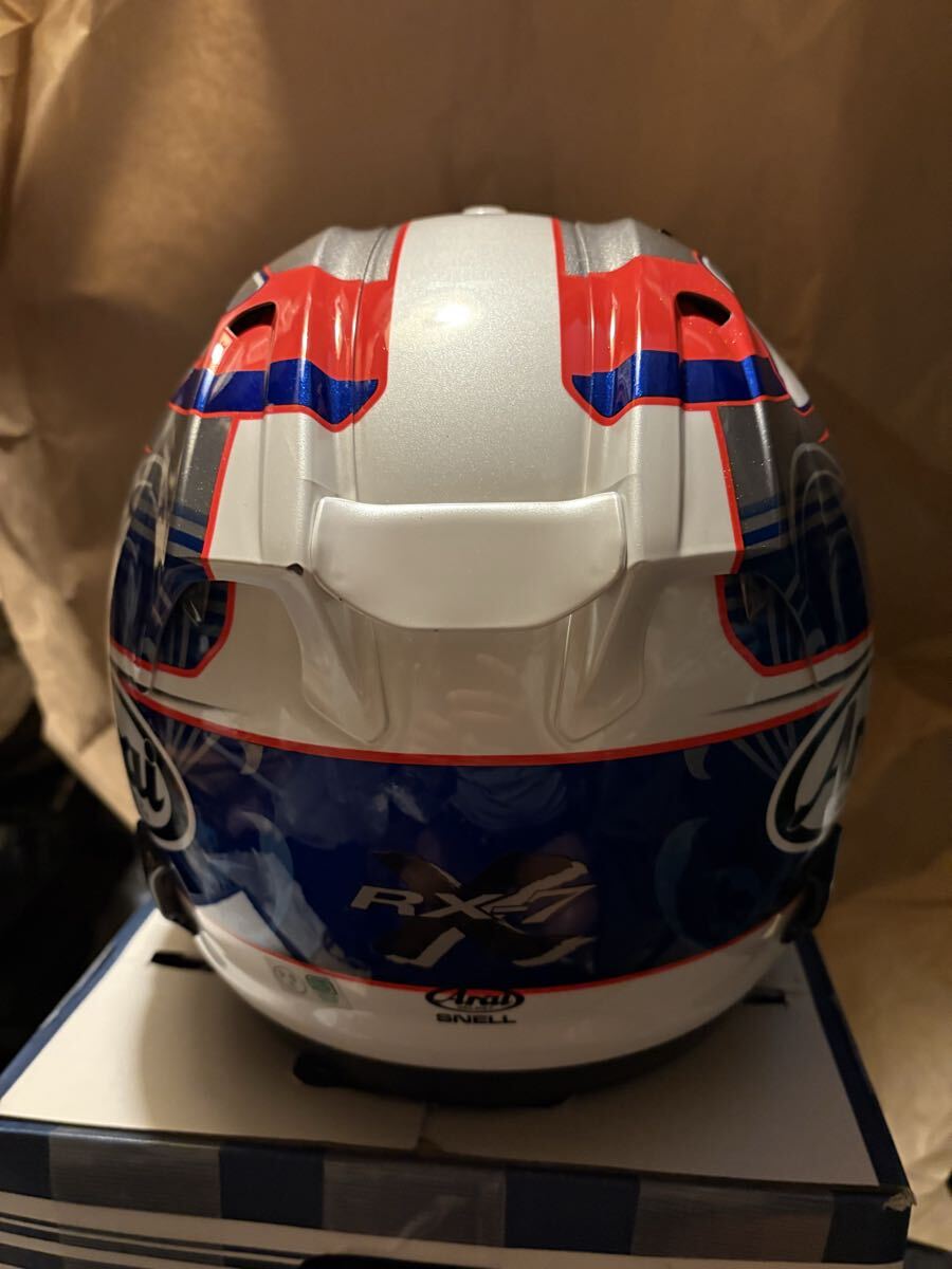 アライ RX-7X ペドロサ サイズ 61・62cm フルフェイスヘルメット バイク関連用品 Arai 現状品 チョイキズあり_画像4