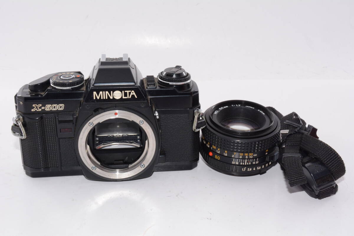 【外観特上級】MINOLTA ミノルタ X-500 MINOLTA NEW MD 50mm F1.7　#u8601_画像7