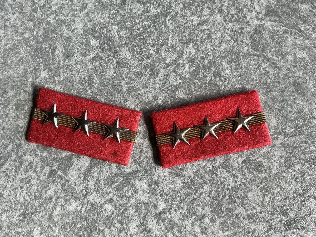 日本軍　陸軍　襟章　　陸軍曹長階級章_画像1