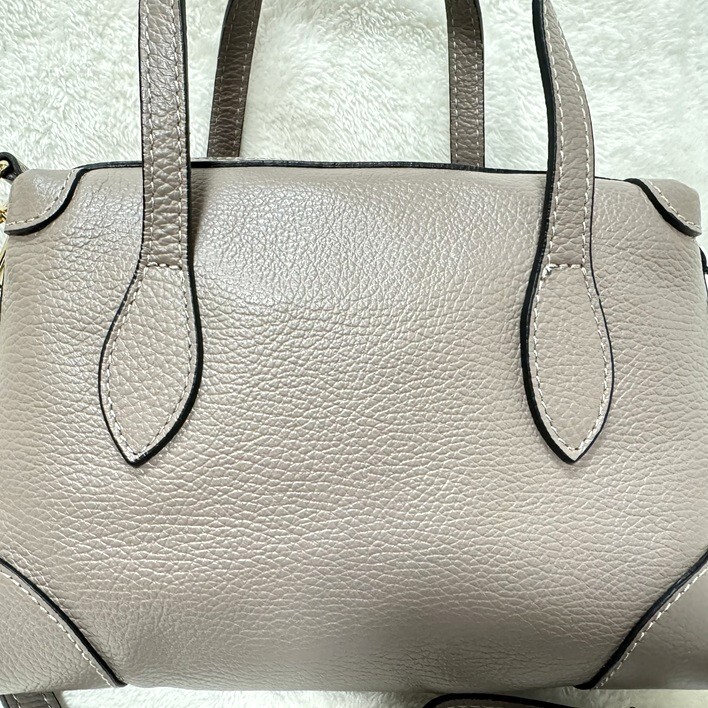 ◆新品☆MARCO BIANCHINI☆2WAYミニボストンバック★本革★TAUPE☆3-9_画像4