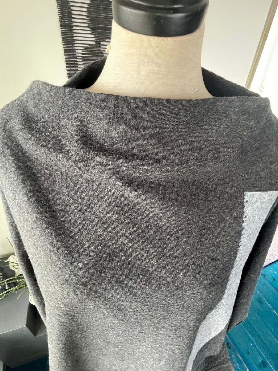 センソユニコ　萌　センソ　中古　リサイクル　レディース　トップス　カットソー　グレー　美品_画像2