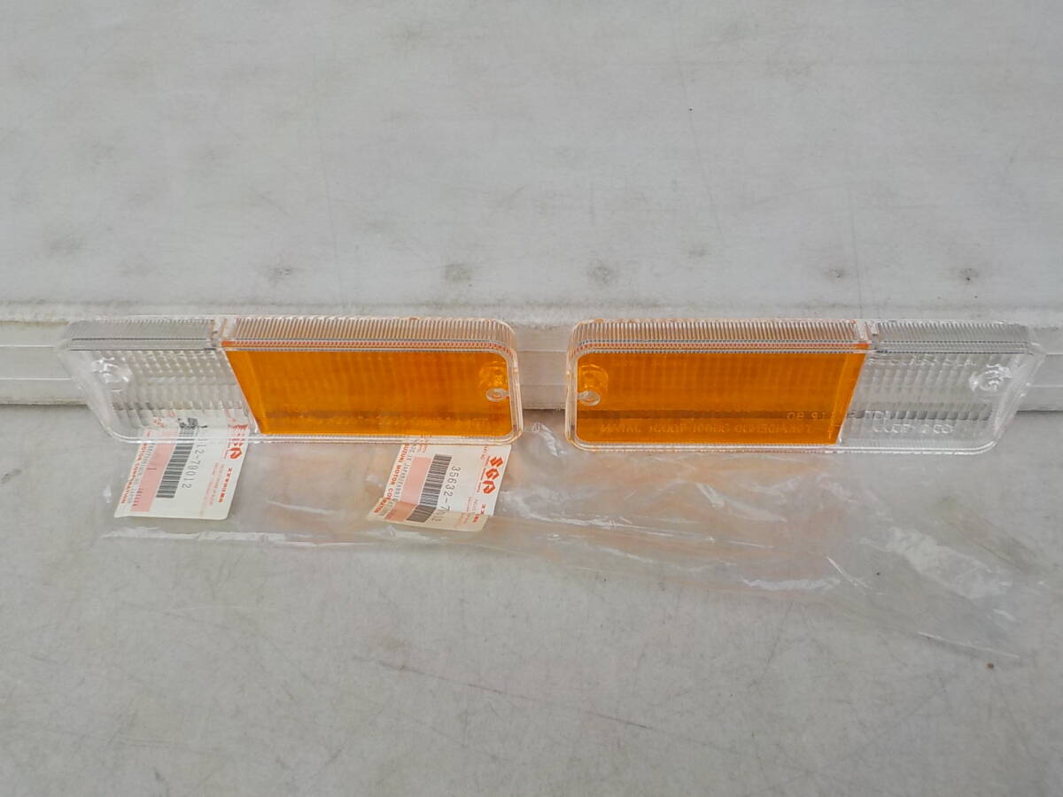 スズキ キャリイ ST30 輸出用 フロントレンズ 左右セット 純正新品 当時物 フロンテ アルト SS30 SS40 ジムニー SJ30 ST40 SUZUKI JIMNY_画像4