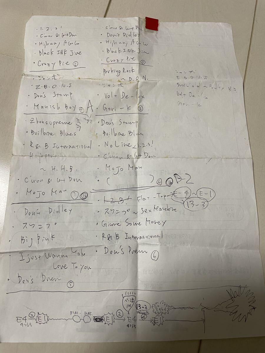 送料無料　ZooBombs ズボンズのメモ書き_画像1