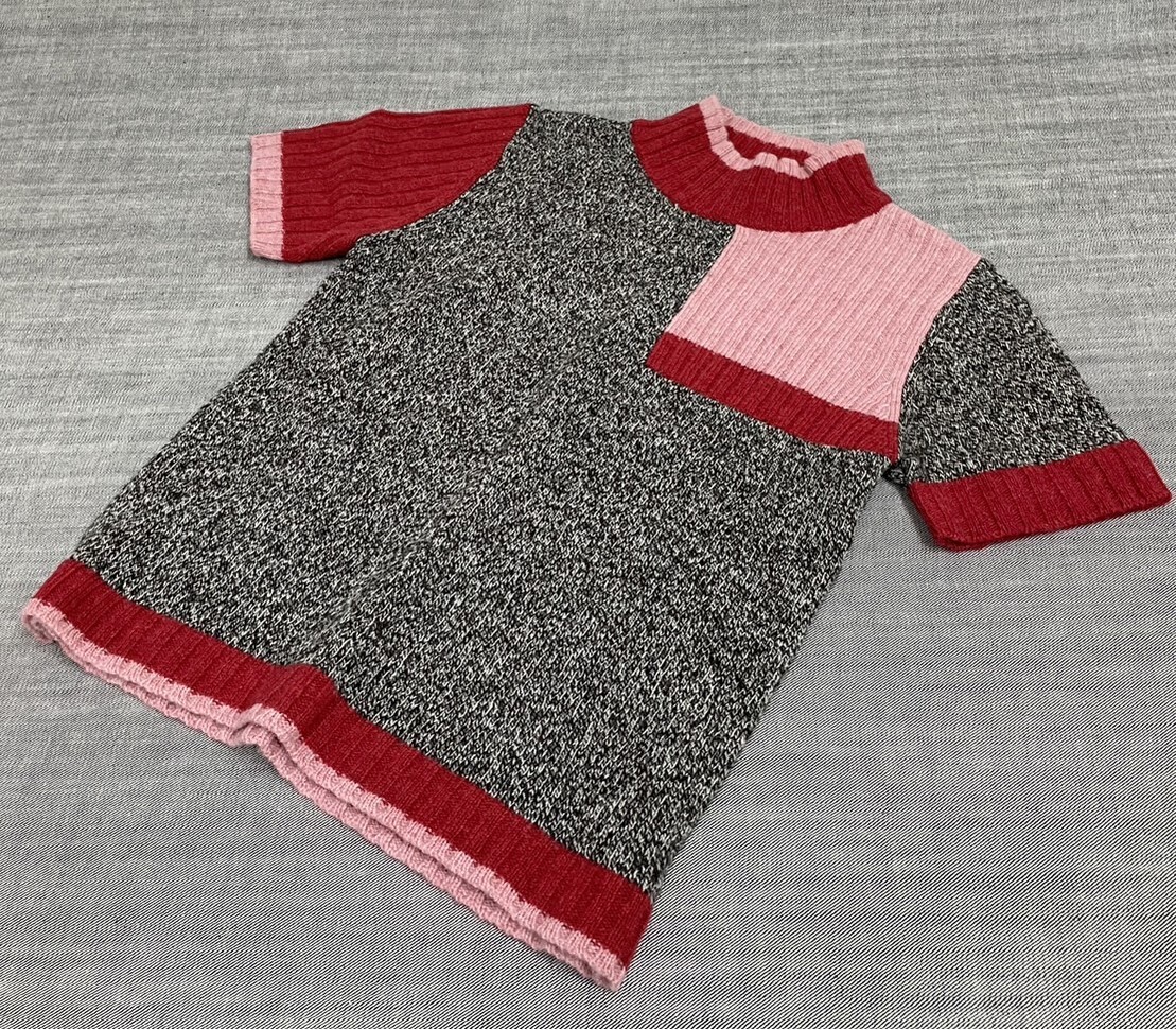 【ファミリア HIROKO KOSHINO 140cm】半袖セーター #23064_画像1