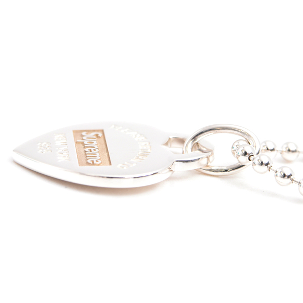 ティファニー ネックレス メンズ リターントゥティファニー シュプリームコラボ シルバー TIFFANY SV925 中古_画像3