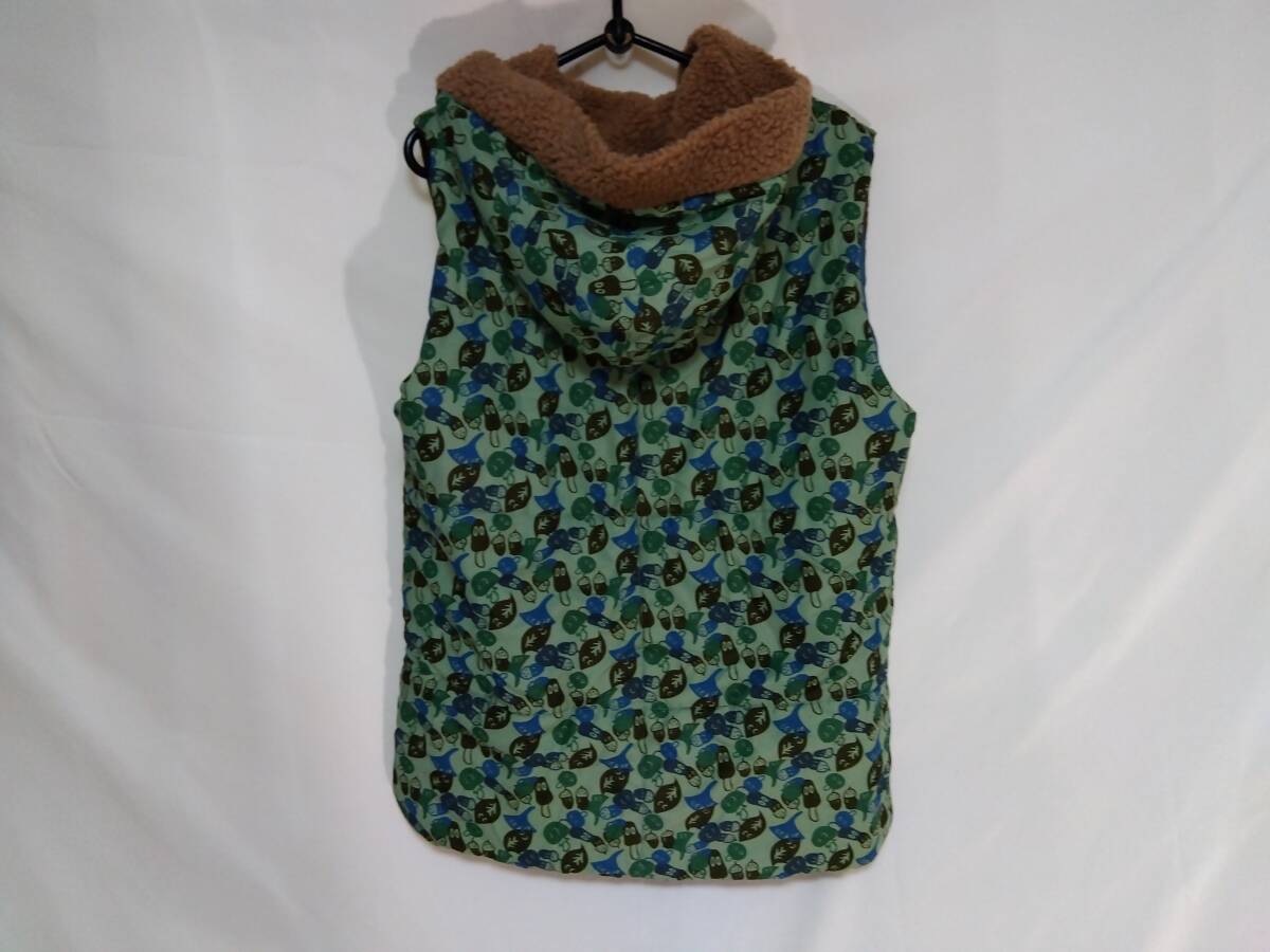 美品!Ne-net ネ・ネット リバーシブル中綿ベスト サイズ3 送料レターパックプラス600円_画像2